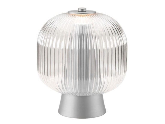 Επιτραπέζιο Φωτιστικό 01385-01 5W LED 3000K 40Lm 20x35cm Silver Luma