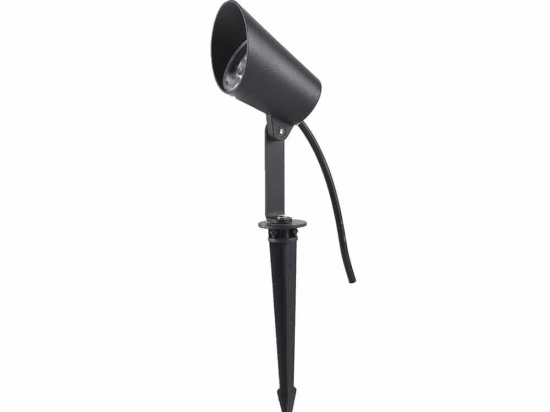Φωτιστικό Δαπέδου Με Πασαλάκι 01438 5W LED 3000K 400Lm 5,8x31cm Black Luma