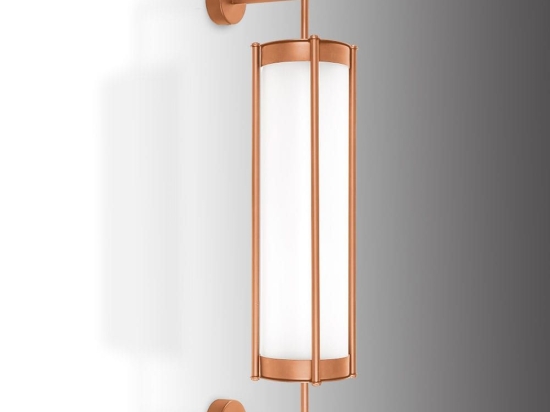 Φωτιστικό Τοίχου 01484 5W LED 3000K 400Lm 16,5x70cm Copper Luma