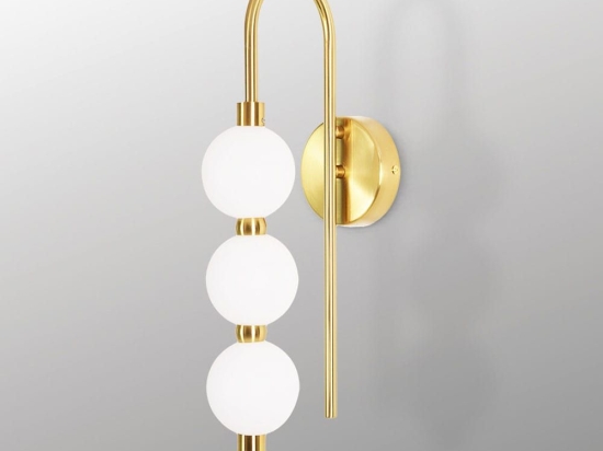 Φωτιστικό Τοίχου 01429.17 9W LED 3000K 900Lm 42cm Gold Luma