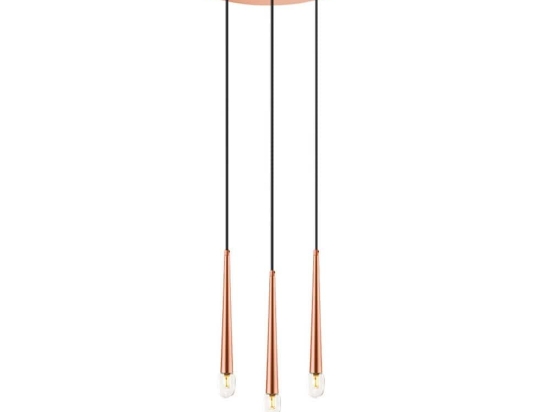 Φωτιστικό Οροφής Κρεμαστό 01487 3xG9 D.30cm Copper Luma