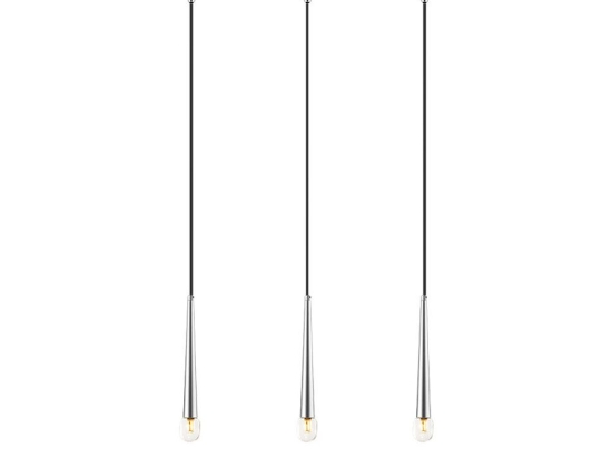 Φωτιστικό Οροφής - Ράγα 01487 3xG9 70cm Silver Luma