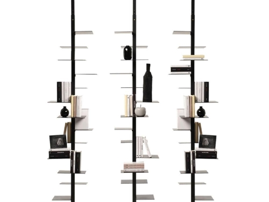 Βιβλιοθήκη Adelaide Metal 55x55x236 MAD29M MADACAM Black Mogg Μέταλλο