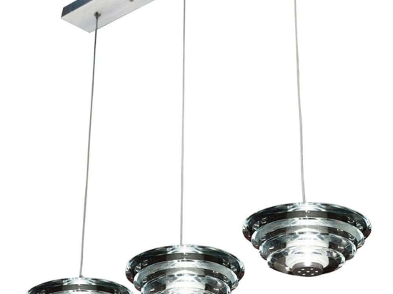 Φωτιστικό Οροφής - Ράγα MD600263B Φ15x64x120cm 3xG4 20W Nickel-Clear Aca