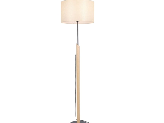 Φωτιστικό Δαπέδου Cliff MF21858 1xΕ27 Φ40x155cm Natural-Black Aca