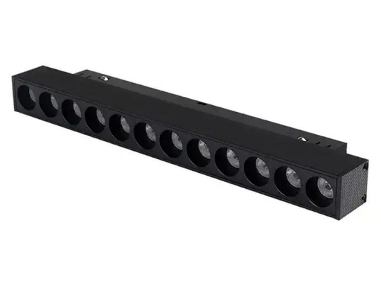 Γραμμικό Φωτιστικό LED Μαγνητικής Ράγας MG2-10N-RF Dimmable S20 10W 2700K-6500K 800lm Black Metanor