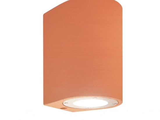 Φωτιστικό Τοίχου Στρογγυλό MK0521RTC GU10 IP65 Terracotta Aca