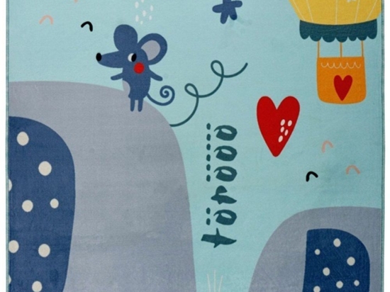 Χαλί Magic Kids 105 Cute Elephant Blue-Multi Obsession 160X230cm
