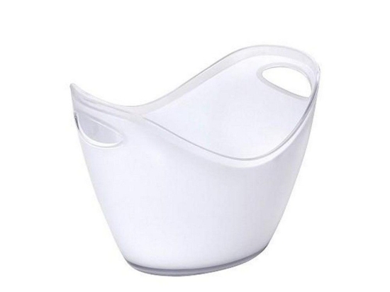 Σαμπανιέρα Οβάλ Μικρή 26.5Χ20Χ19.5cm Mpa102K10 White Espiel Πλαστικό