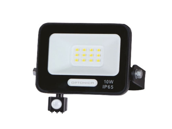 Προβολέας Led MTN-158491 Με Αισθητήρα PIR SMD 10W 4000K 900lm IP65 10,5x13,45x2,6cm Black Metanor