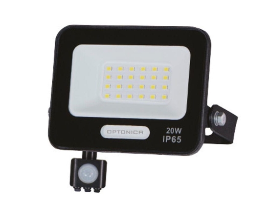 Προβολέας Led MTN-158521 Με Αισθητήρα PIR SMD 20W 4000K 1800lm IP65 12,35x14,9x2,75cm Black Metanor