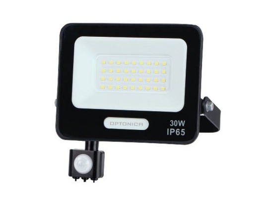Προβολέας Led MTN-158561 Με Αισθητήρα PIR SMD 30W 3000K 2700lm IP65 15,9x17,8x3cm Black Metanor
