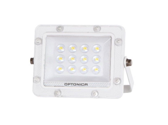 Προβολέας Led MTN-158601 SMD Με Lumileds Chips 10W 4000K 1000lm IP65 12,2x8,9x1,95cm White Metanor