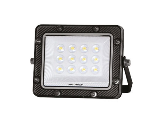 Προβολέας Led MTN-158761 SMD Με Lumileds Chips 10W 3000K 1000lm IP65 12,2x8,9x1,95cm Black Metanor