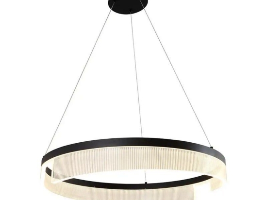 Φωτιστικό Οροφής Κρεμαστό MTN-190511 LED 23W 3000K 1840lm 60x10cm Black Metanor