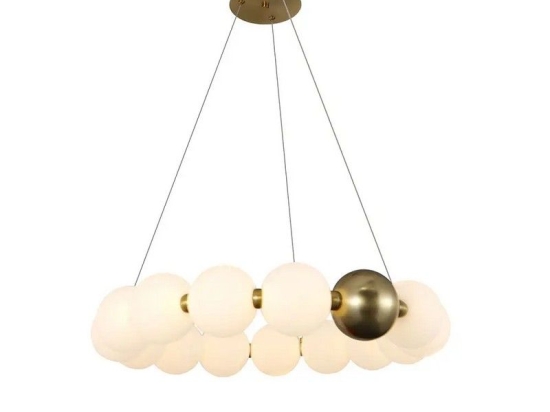 Φωτιστικό Οροφής Κρεμαστό MTN-190661 LED 27W 3000K 2160lm 62cm White-Copper Metanor