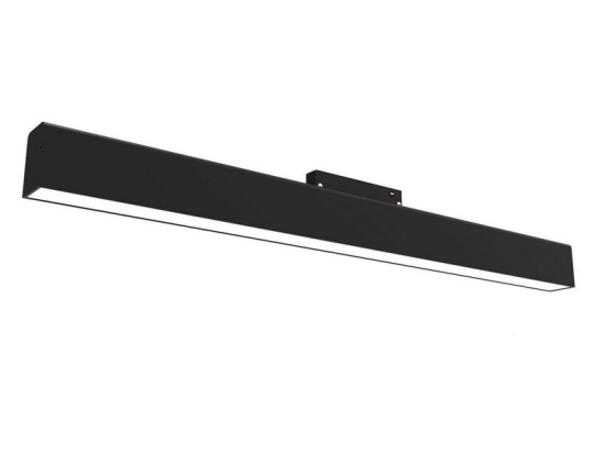 Γραμμικό Φωτιστικό LED MTN-54191 Μαγνητικής Ράγας M20 18W 3000K 1440lm 60x2,2x2,5cm Black Metanor