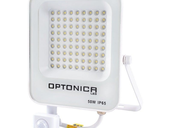 Προβολέας Led MTN-57691 Με Αισθητήρα PIR SMD 50W 6000K 4500lm IP65 18,2x26,3x5,7cm White Metanor