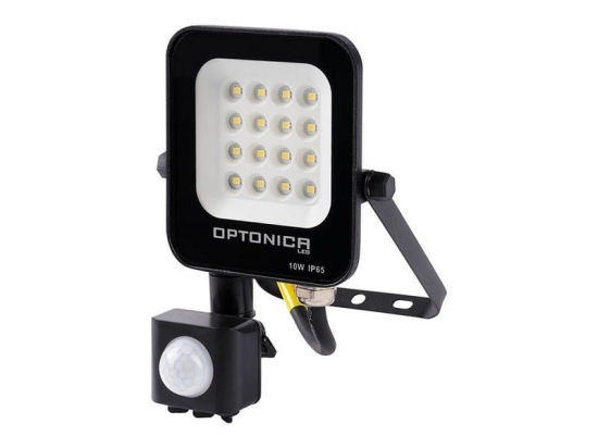 Προβολέας Led MTN-57711 Με Αισθητήρα PIR SMD 10W 6000K 900lm IP65 9,7x16,9x5,4cm Black Metanor