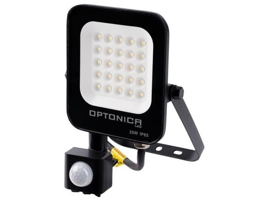 Προβολέας Led MTN-57761 Με Αισθητήρα PIR SMD 20W 2700K 1800lm IP65 12,1x19x5,4cm Black Metanor