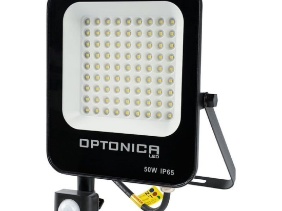 Προβολέας Led MTN-57811 Με Αισθητήρα PIR SMD 50W 4500K 4500lm IP65 18,2x26,3x5,7cm Black Metanor