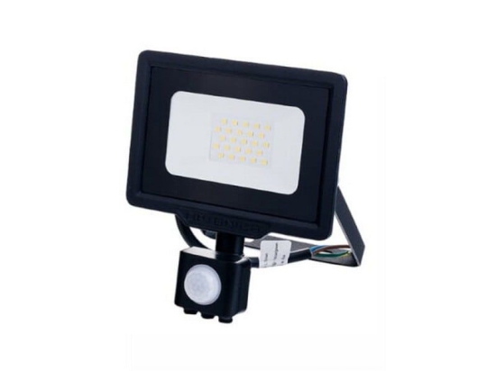 Προβολέας Led MTN-59461 City Με Αισθητήρα PIR SMD 20W 2700K 1600lm IP65 143x180x55 mm Black Metanor