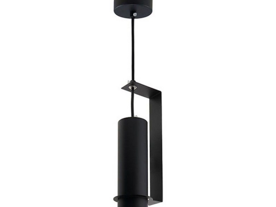 Φωτιστικό Οροφής Κρεμαστό MTN-90601 GU10 IP20 6x20cm Black Metanor