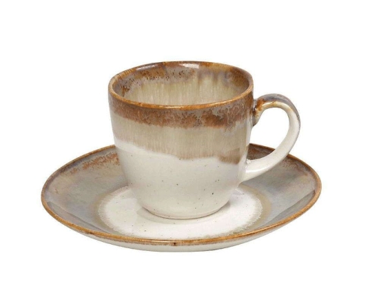 Φλυτζάνι Καφέ Essentials OWQ101K6 90ml Multi-Beige Espiel Κεραμικό