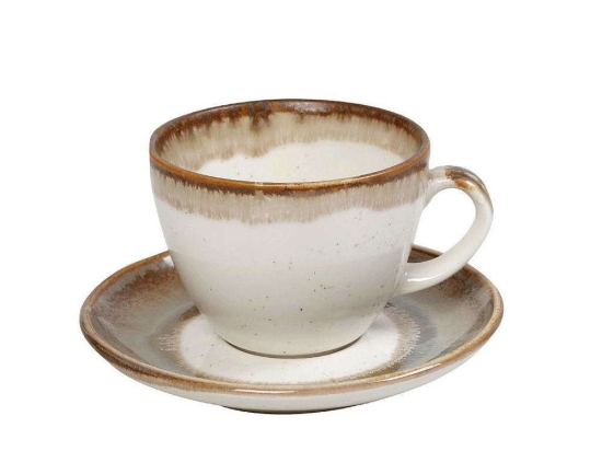 Φλυτζάνι Τσαγιού Essentials OWQ102K6 220ml Multi-Beige Espiel Κεραμικό
