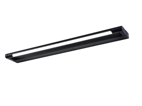 Φωτιστικό Μπάνιου Επιτοίχιο Bati PN2834LED62BK Led 12W 780Lm 4000K 62x10x2,5cm Black Aca