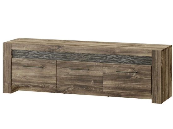 Έπιπλο Τηλεόρασης Με Φως Belarus 161373759 158x40x47cm Oak