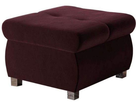Σκαμπό Orkan 161630389 60x60x42cm Bordo