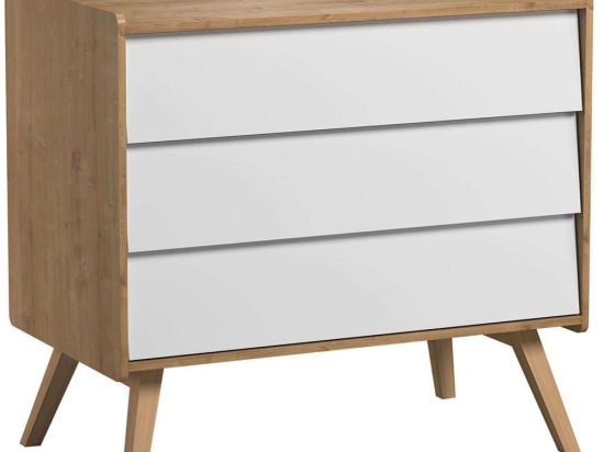 Συρταριέρα 3D Vintage 162080379 100x58,5x90cm Natural-White