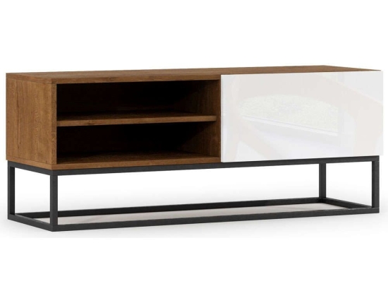 Έπιπλο Τηλεόρασης Arborio 162415099 120x40x50cm Multi-White