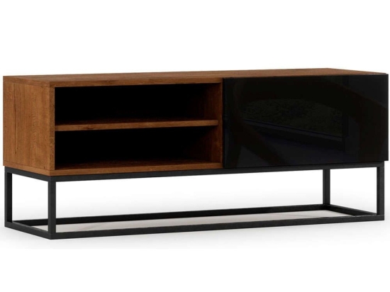 Έπιπλο Τηλεόρασης Arborio 162415109 120x40x50cm Walnut-Black