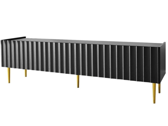 Έπιπλο Τηλεόρασης Arcos Plus 162525479 180x40x51cm Black-Gold