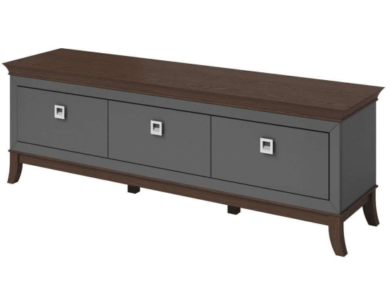 Έπιπλο Τηλεόρασης Pardo 162609599 160x44x63cm Anthracite-Brown