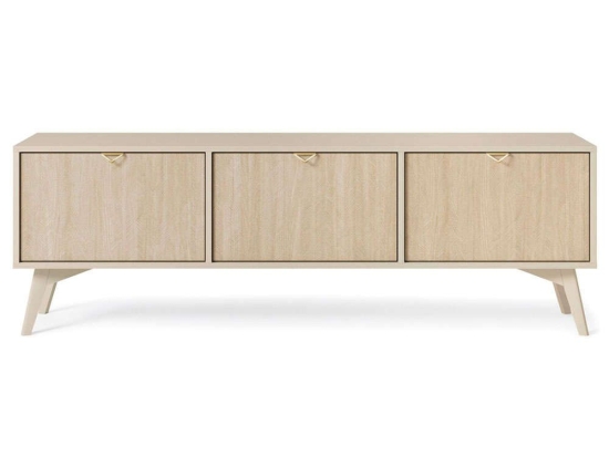 Έπιπλο Τηλεόρασης Ernest 162687429 158x38x52cm Beige-Natural