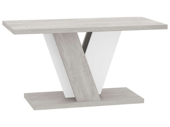 Τραπεζάκι Σαλονιού Viney 162716829 110x70x60cm Light Grey-White