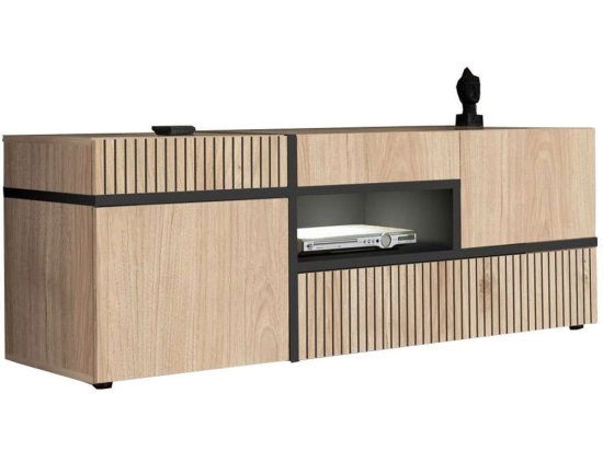 Έπιπλο Τηλεόρασης Corsica 162744379 150x50x50cm Natural-Black