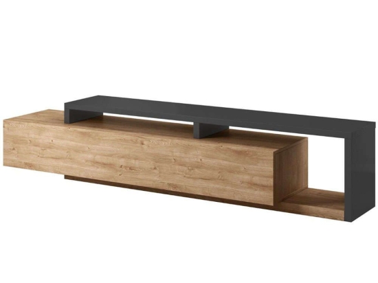 Έπιπλο Τηλεόρασης Bron 16625839 219x45x52cm Oak-Anthracite