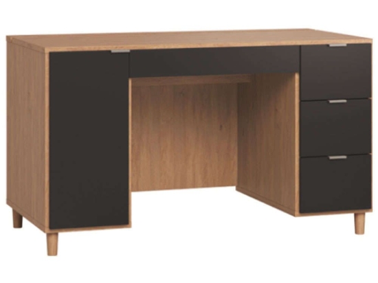 Γραφείο Simple 140 16630449 140x65x77,5cm Natural-Black