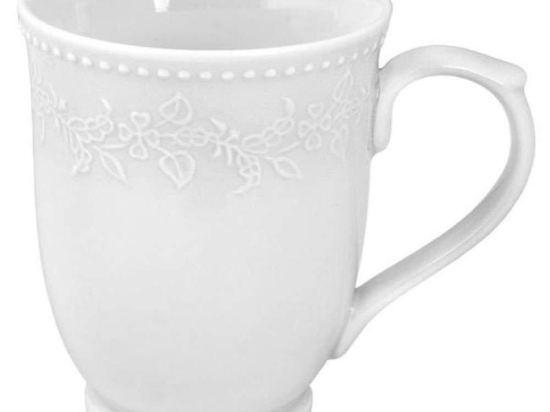 Κούπα Kea PRPW350013 340ml White Oriana Ferelli® Πορσελάνη
