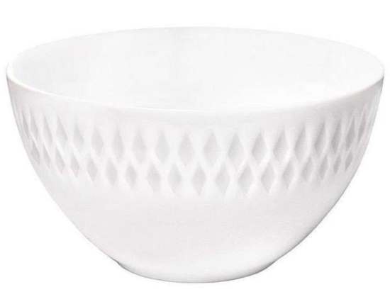 Μπωλ Δημητριακών Diamante PRPW430018 15,5cm White Oriana Ferelli® Πορσελάνη