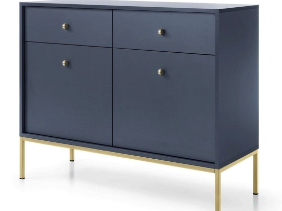 Μπουφές Mono P_MNB_21S_G 103,5x83,2x39cm Blue-Gold