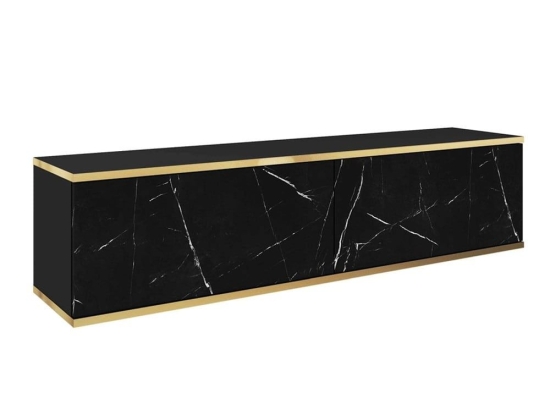 Έπιπλο Τηλεόρασης Κρεμαστό Oro P_ORO_STVm 135x30x32cm Marble Anthracite
