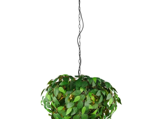 Φωτιστικό Οροφής Κρεμαστό Leavy R10464015 4xE14 28W Φ70x150cm Black-Green RL Lighting