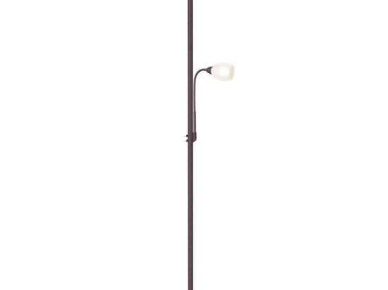 Φωτιστικό Δαπέδου Gerry R40063124 2xE27 18W & 1xE14 10W Φ34cm 180cm Rusty RL Lighting Μέταλλο,Γυαλί