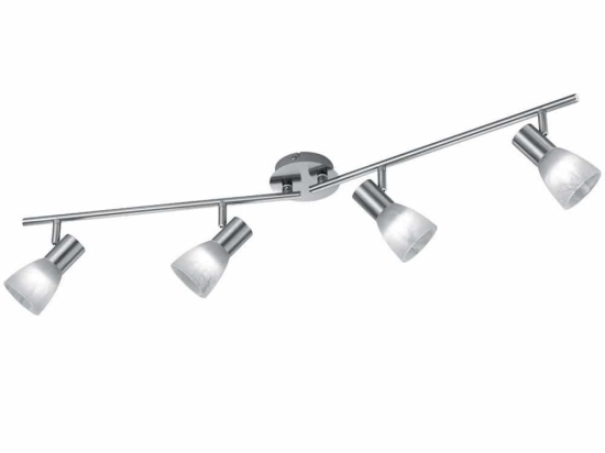 Φωτιστικό Οροφής - Σποτ Visto R82231407 4xE14 4W Led 11x90x19cm Nickel Mat RL Lighting