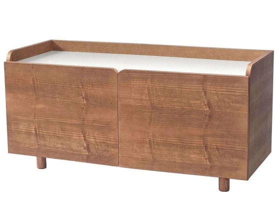 Έπιπλο Τηλεόρασης Dabi DABITV1 110x42x55cm Oak-White